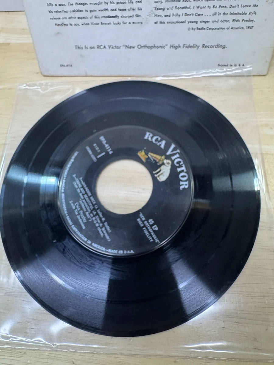 Elvis Presley RCA EPA4114 Jailhouse Rock US 7" EP 1957