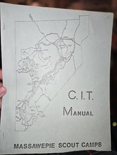 Massawepie Boy scout camps CIT manual from 1981