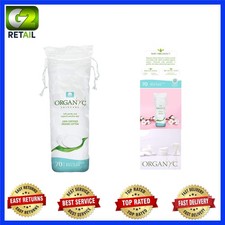 Soft Chemical-Free 100 Organic Cotton Rounds - Sustainable Beauty 70 Count