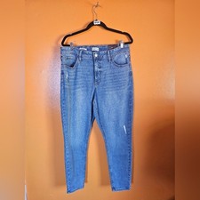 Ava  Viv Women's Comfort Waist Stretch High-Rise Skinny Jeans Size 17 New