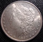 Better Date 1880-P Morgan Silver Dollar - Bright White BU