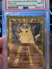 PSA 8 - 2021 Pokemon Celebrations UPC PIKACHU Gold Metal Card #58