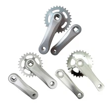 Kids Bicycle Crankset Replacement Accessories Aluminum Alloy Spare Parts Biking