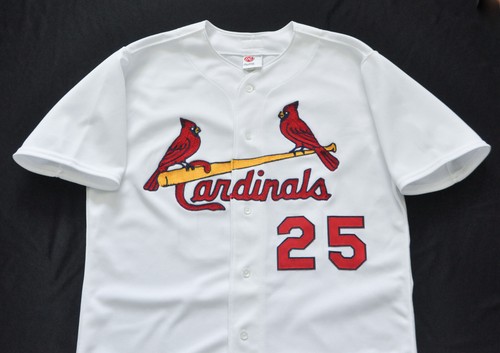 Mark McGwire St. Louis Cardinals Rawlings Jersey Authentic White Sewn Men 44 L - Picture 3 of 16
