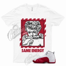 12 Retro Cherry T Shirt Varsity University Red 11 1 Match Dunk Herritage ENERGY