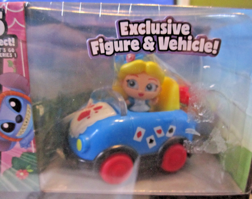 Disney Doorables Let's Go Series 1 Road Trip Alice Car + 2 Figures & Vehicles - Picture 3 of 11