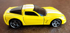 2007 Hot Wheels C6 CORVETTE CHEVROLET Yellow #3/24 Mystery Car 1:64 #K7626 LOOSE