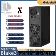 NEW Miner Goldshell E-AL1M 4.4TH 1800W ALPH Black 3 Algorithm with PSU In Stock