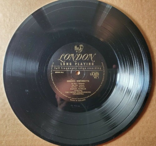 JANACEK*Sinfonietta* Kubelik London Mono UK Label DG-LP - Picture 6 of 6