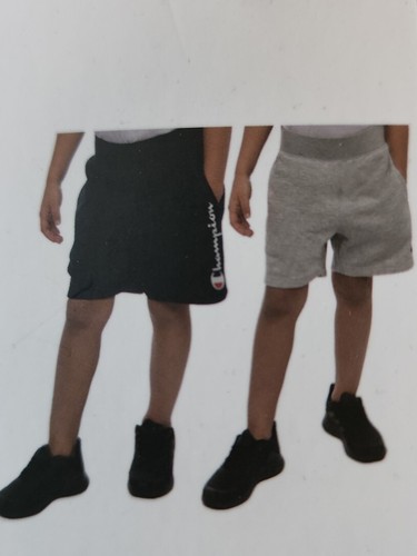 Two (2) Pair Champion™ ~ Youth Size XS (5/6) ~ Navy & Grey Heather Shorts - Picture 8 of 9