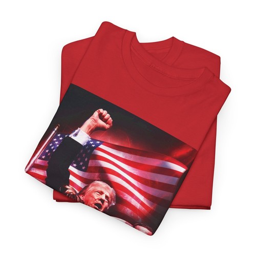 Donald Trump 2024 Campaign T-Shirt - Gildan Heavy Cotton Graphic Tee - 第 18/19 張圖片