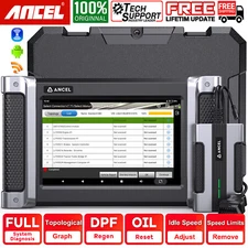 Heavy Duty Truck Diagnostic Tool ANCEL HD8000 DPF Function Speed Idle Oil Reset