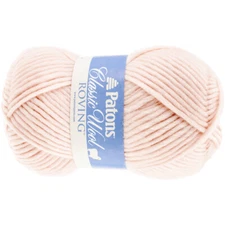Patons Classic Wool Roving Yarn, 100% wool, 1 Pack of 1 Skein