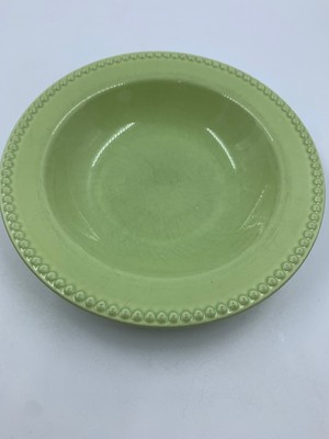 Pottery Barn Emma Discontinued Bowl Scalloped Beaded Rim Farmhouse