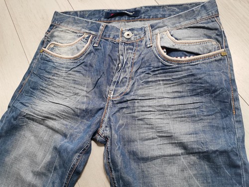CIPO & BAXX GEILE HERREN DENIM JEANS HOSE ABGEFAHREN VINTAGE GEIL ROCK W33 L36 - Bild 7 von 8
