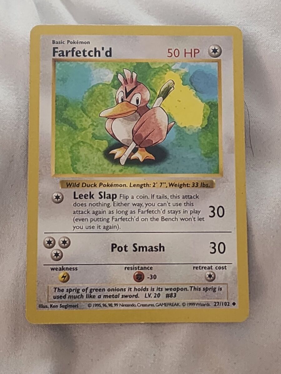 Farfetch'd (27/102) [Base Set (Shadowless)] – Pokemon Plug