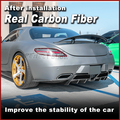 Difusor carbono difusor trasero parte trasera para Mercedes Benz SLS C197 R197 2010-13 - Imagen 2 de 12