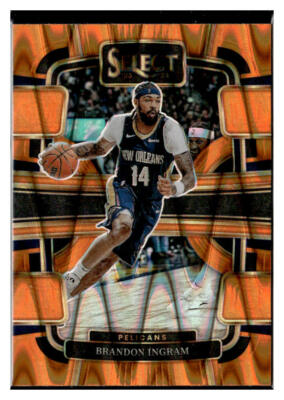 2023-24 Panini Select #28 Brandon Ingram Concourse Orange Tectonic