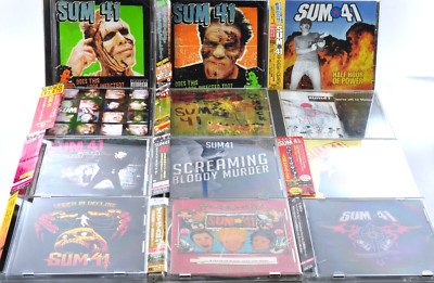 Sum 41 CD CHUCK Half Hour of Power UNDERCLASS HERO Best of SUM 41 set ...