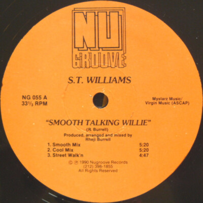S.T. Williams - Smooth Talking Willie / VG+ / 12''''