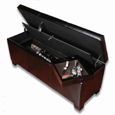 Gun Safe Storage Concealment Bench Cabinet Hidden Furniture