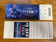October 27, 2016 Tennessee Titans NFL Ticket Stub DERRICK HENRY 1st TD Touchdown