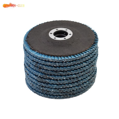 Sanding Disc 4.5'' 80 Grit Premium Zirconia Flap Disc Sanding Grinding 10 Pack - 第 8/9 張圖片