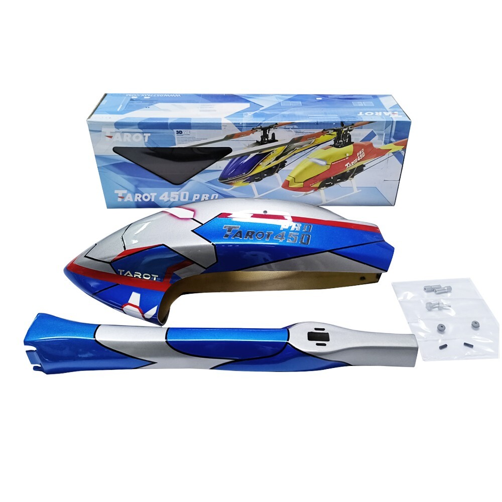Tarot 450 PRO DFC Helicopter Glass Fiber Canopy for Align trex 450