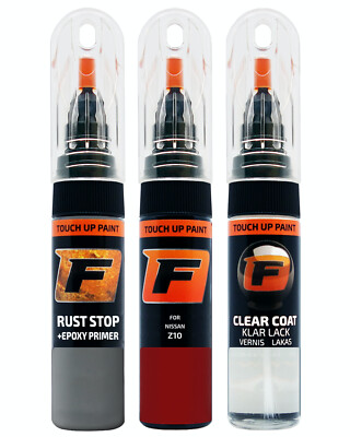 für NISSAN Z10 SOLID RED LACKSTIFT Reparatur Set Autolack Kratzer