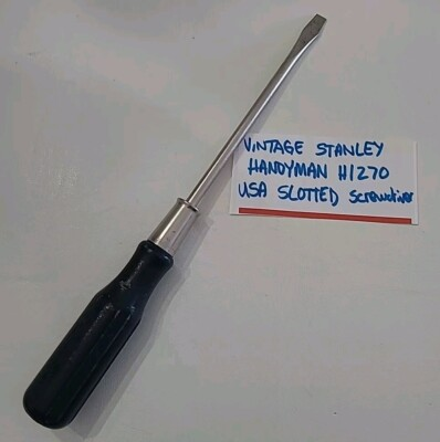 #ad #ad Vintage Stanley Handyman H1270 Slotted Screwdriver Made In USA Old Hand Tool ⬇️ $22.93