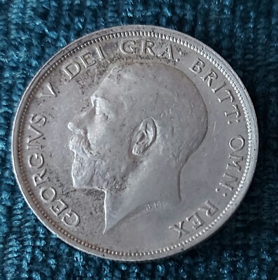 イギリス1915 Crown Coin e V Silver ½ Crown - George V (1st type) - United Kingdom – Numista