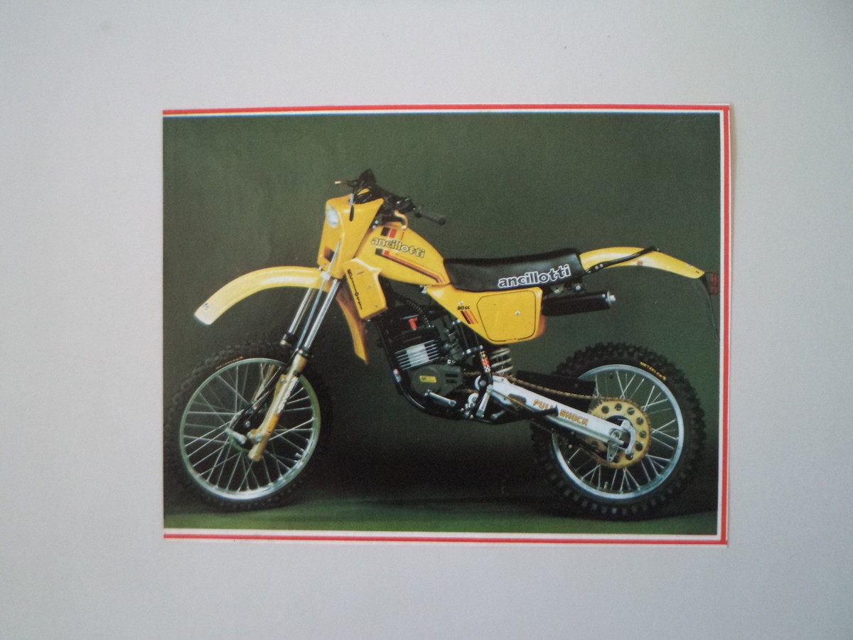RITAGLIO DI GIORNALE ANNO 1982 MOTO ANCILLOTTI 80 ENDURO