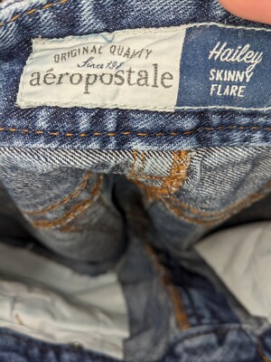 Aéropostale | Jeans | Aeropostale Hailey Flare Jeans Womens 112 Short Blue Low Rise 5pocket 65f8f4ae34e25395a341f73c - Foto 3