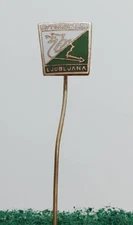 AVTOMONTAZA Ljubljana, Slovenia Yugoslavia vintage pin, badge 1960s KASUN !