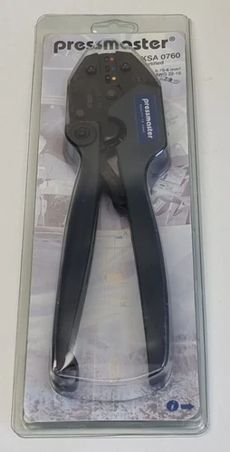 Pressmaster KSA 0760 Ratchet Crimping Tool - 0.5mm2 To 6mm2 Crimp 4300-4135