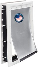 puerta para mascotas con marco telesc pico casa hogar pets 10" X 16.5" flap size