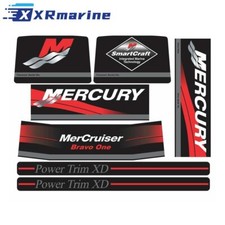 Rams Sticker Set Klistremerker til Mercury Mercruiser Rød Bravo One XR 37-15167A90