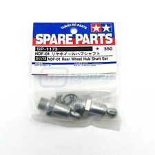 Tamiya 51173 NDF-01 Rear Wheel Hub Shaft Set, (Nitro Force/Blaster/Thunder), NIP