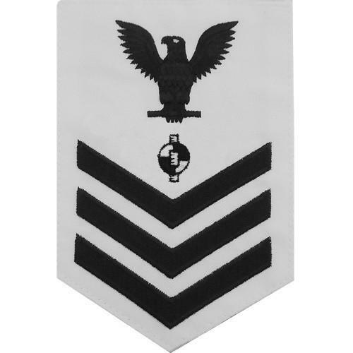 NAVY E4 E5 E6 MALE RATING BADGE ENGINEERING AIDE EA WHITE EBay