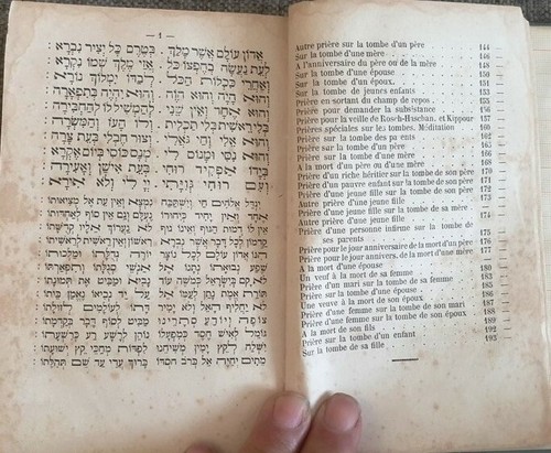 1873 Paris Memorial Death Malades Prayers Jewish liturgy Etz Haim ?? ????? ???? - Bild 12 von 12