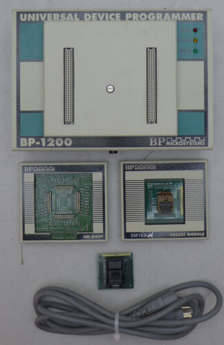 BP Microsystems Universal Device Programmer BP-1200 w/SM-84UP & SM16S Modules - Picture 1 of 17