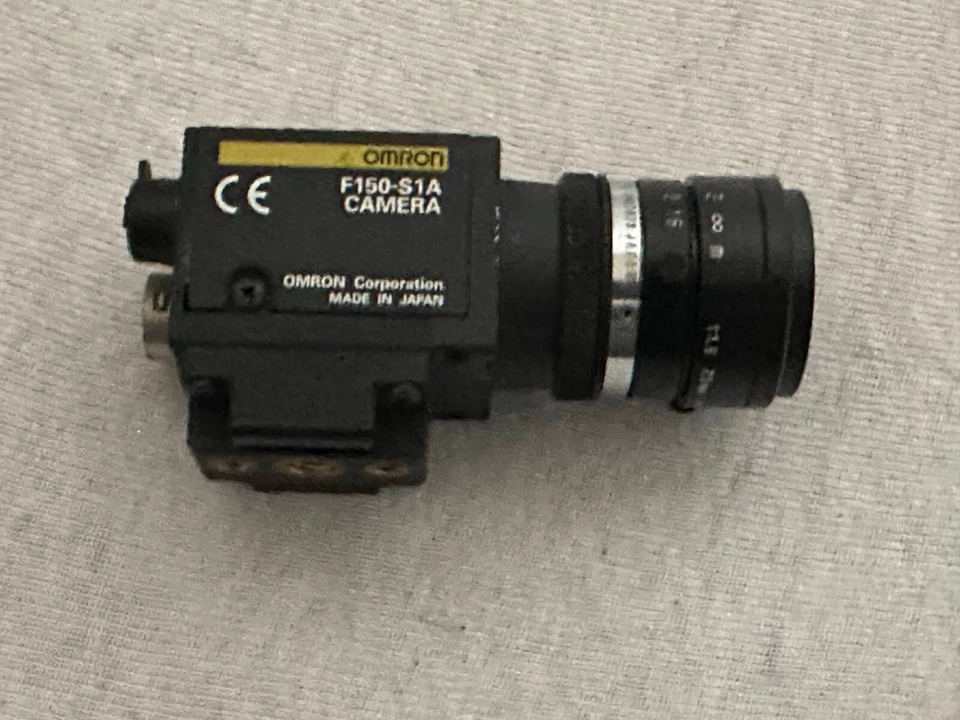 Omron F150-S1A CCD Camera W/ TV lens 8mm 1:1.3 Machine Vision Data Acquisition - Image 2 of 4