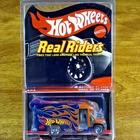Hot Wheels RLC Real Riders Haul of Flame 1904/4500 Blue Shuttle Bus Redline 2014