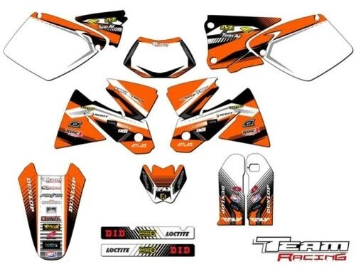 SENGE GRAPHICS INC. 1998-2000 KTM EXC 125 200 250 300 380 Graphique Set Stickers Déco MX 1999