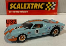 Slot Car SCX Scalextric Altaya Ford GT 40 6 Gulf Winner Le Mans 1969 J. Ickx