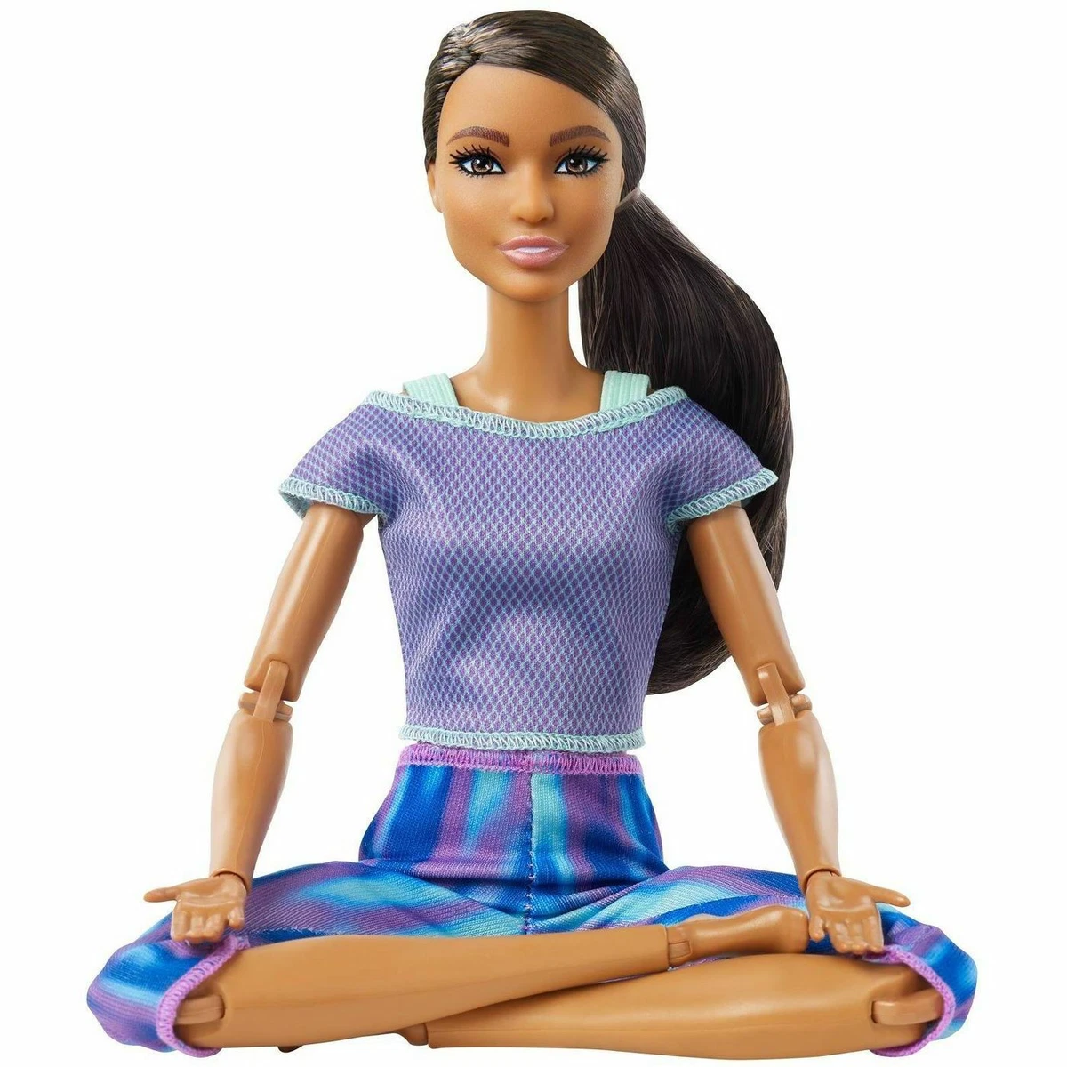 Barbie Made to Move Doll 2020 Blue Yoga Pants GXF06