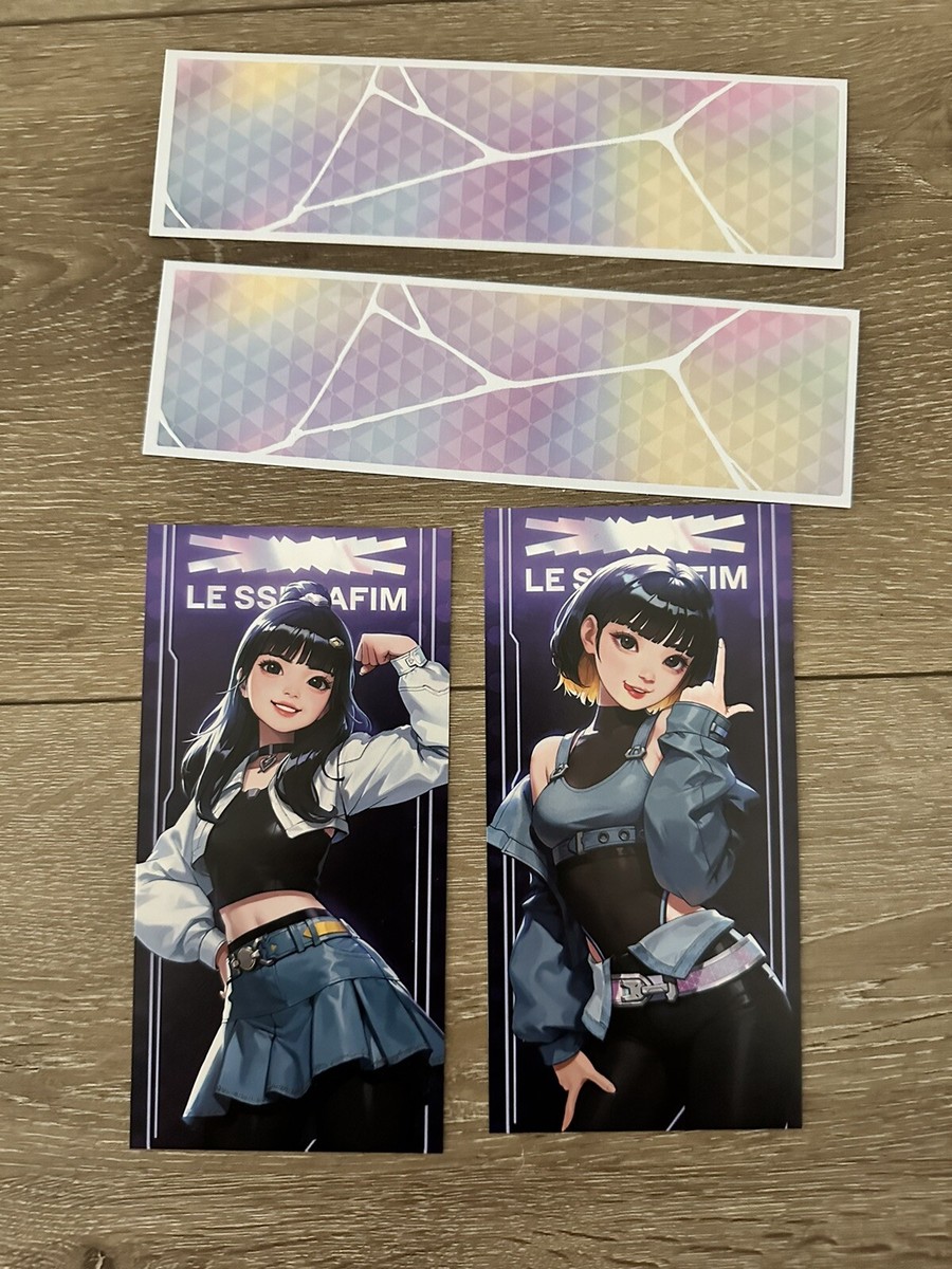 ウンチェユンジンOverwatch コラボ チケットカード オーバーウォッチ BlizzCon 2023 LE SSERAFIM X OVERWATCH Commemorative Ticket