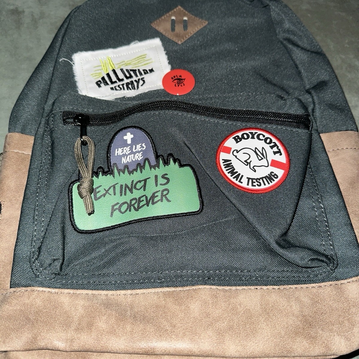 Beetlejuice Astrid Schmid Backpack By BioWorld With Patches 