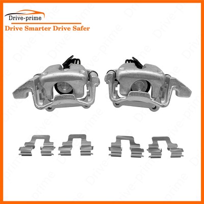 Rear Brake Calipers w/ Bracket Pair 2 for Volkswagen Rabbit 2006 - 2009 All Trim