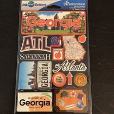 Jet Setter Reminisce „Georgia” Naklejka Die Cut